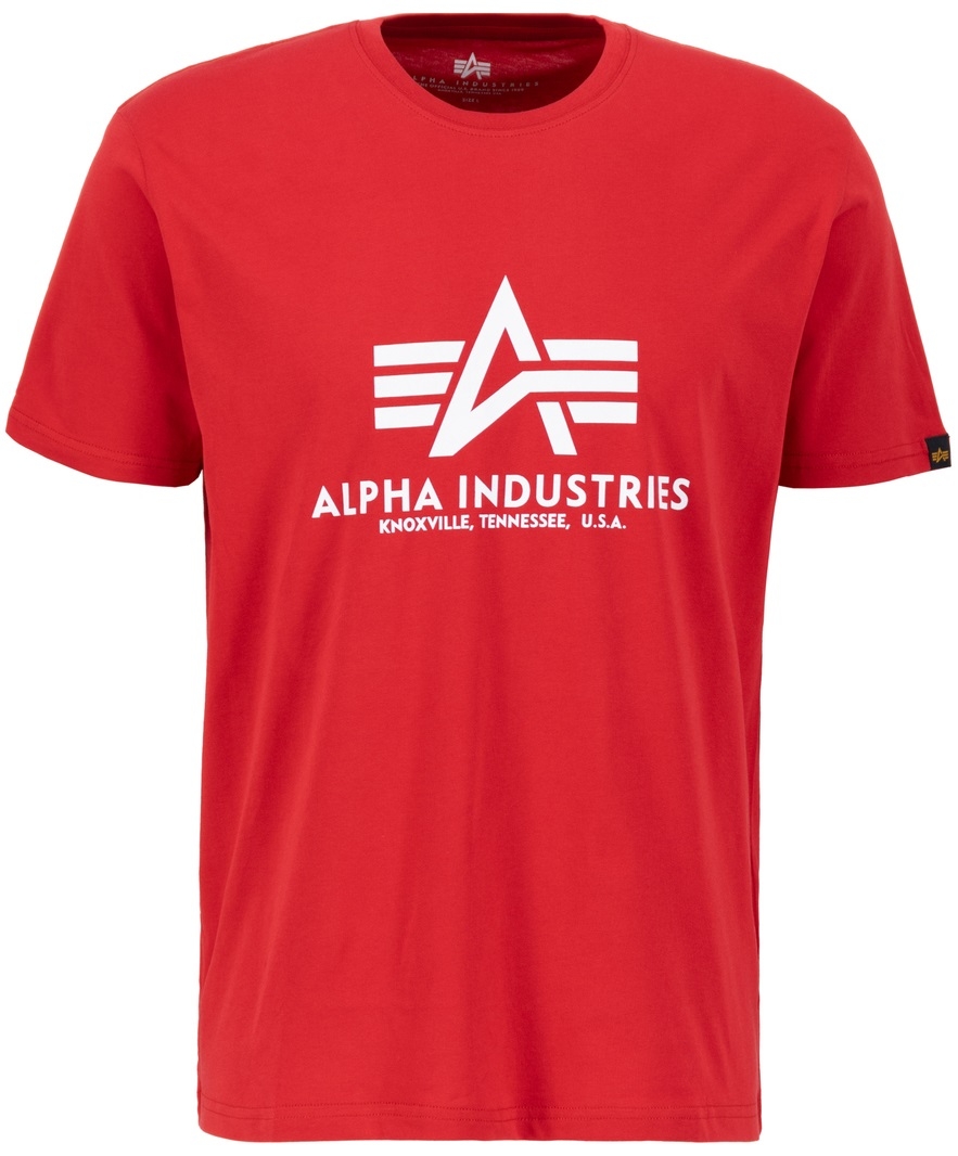 Alpha Industries Basic T-Shirt Speed Rot - Herren / Unisex