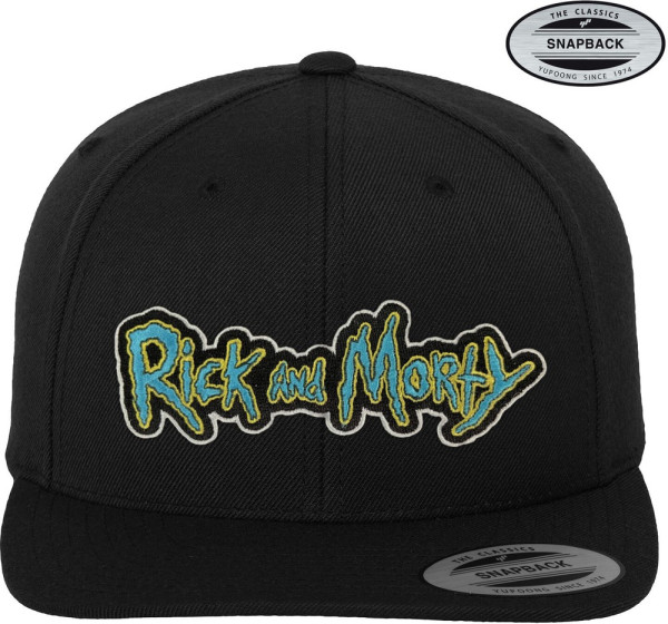 Rick And Morty Premium Snapback Cap Black