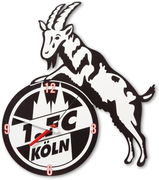 1. FC Köln Wanduhr Logo Metall 4080495