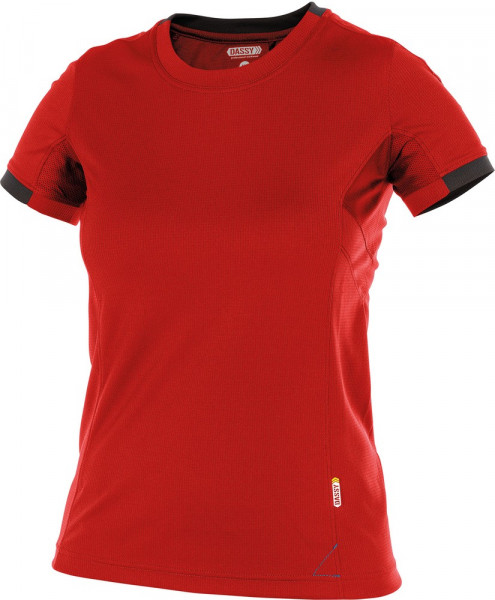 Dassy T-Shirt für Damen Nexus Women PES04 Rot/Schwarz