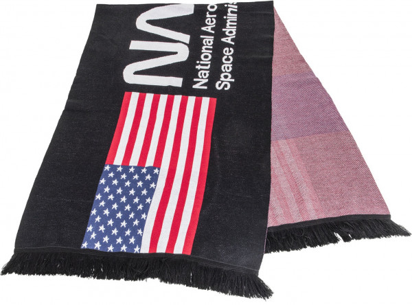 Mister Tee Halstuch Nasa Big Scarf Black