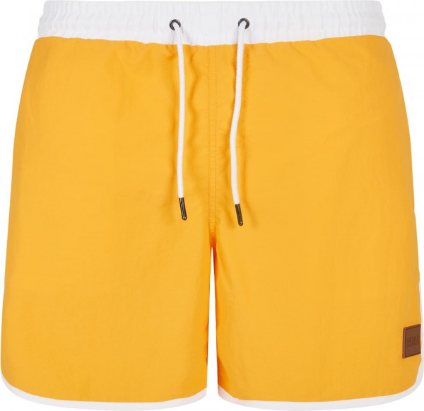 Urban Classics Retro Swimshorts White/Magicmango