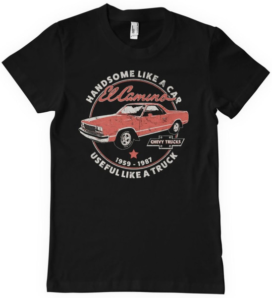 El Camino T-Shirt Handsome Like A Car T-Shirt GM-1-ELCA002-H61-6