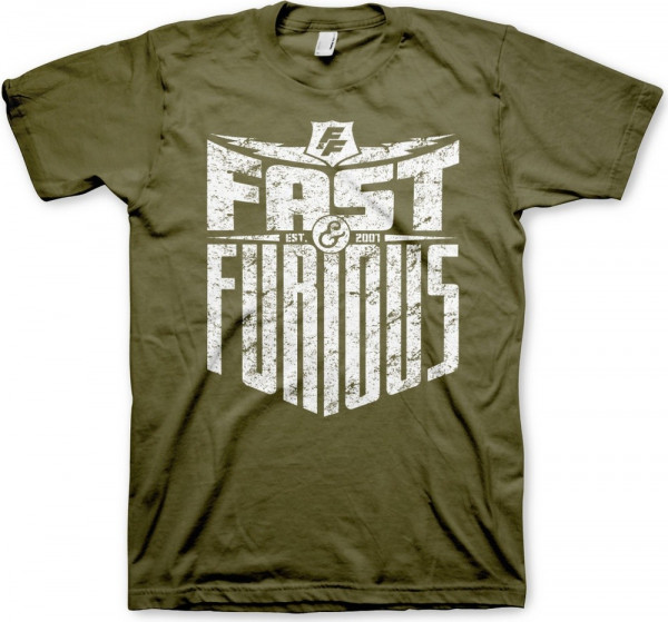 Fast & Furious Est. 2007 T-Shirt Olive