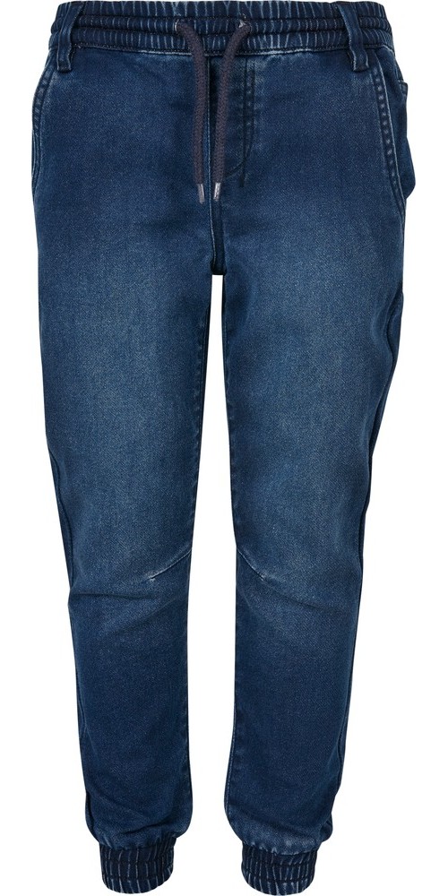 Urban Classics Jungen Hose Boys Knitted Denim Jogpants Blau Washed - Herren / Unisex
