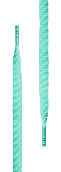 Tubelaces Schnürsenkel White Flat Light Mint