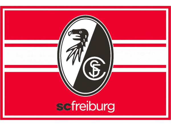 SC Freiburg Fußmatte rot-weiß Fussball Rot