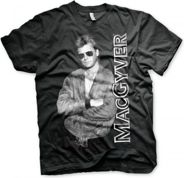 Cool MacGyver T-Shirt Black