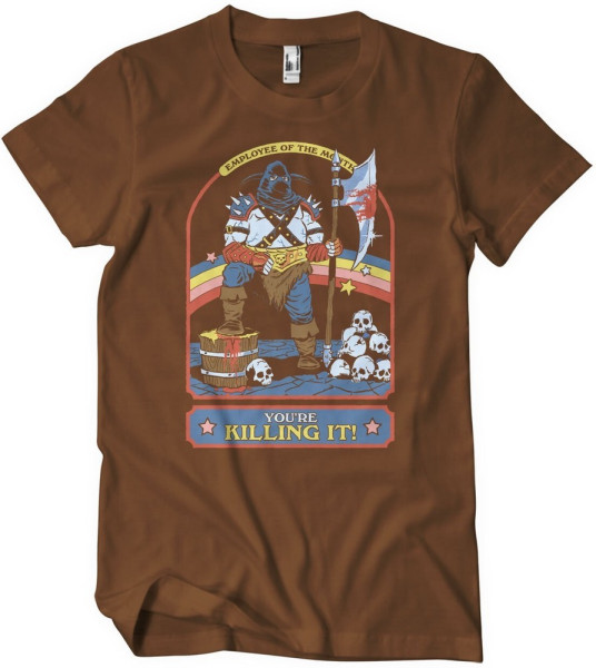 Steven Rhodes You'Re Killing It T-Shirt Brown