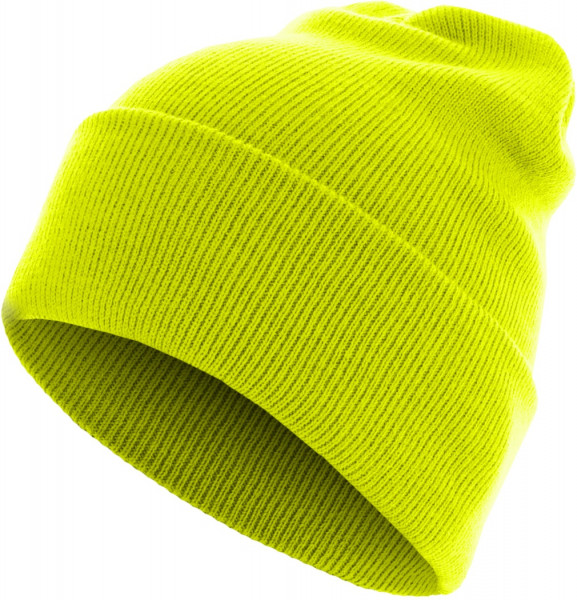 MSTRDS Beanie Beanie Basic Flap Long Version Neonyellow