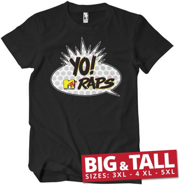 Yo! MTV Raps T-Shirt Classic Logo T-Shirt MTV-1-YMR003-H83-5
