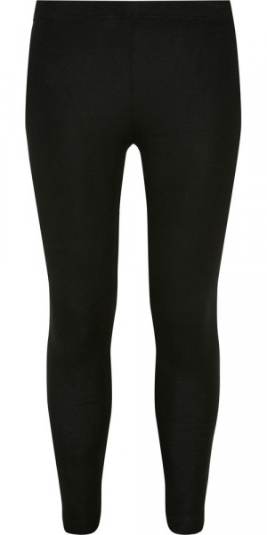 Urban Classics Mädchen Girls Jersey Leggings 2-Pack Black/Black