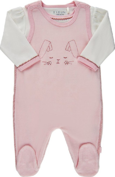 Fixoni Kinder Body LS w.Romper 422001-Lt.Rose