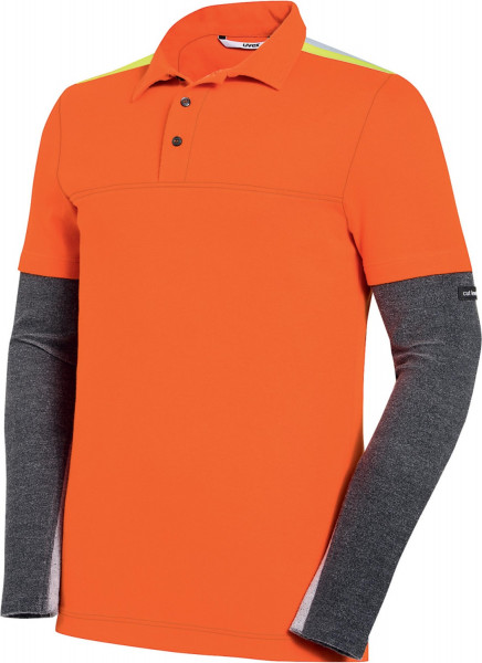 Uvex Poloshirt Cut Orange, Anthrazit (89883)