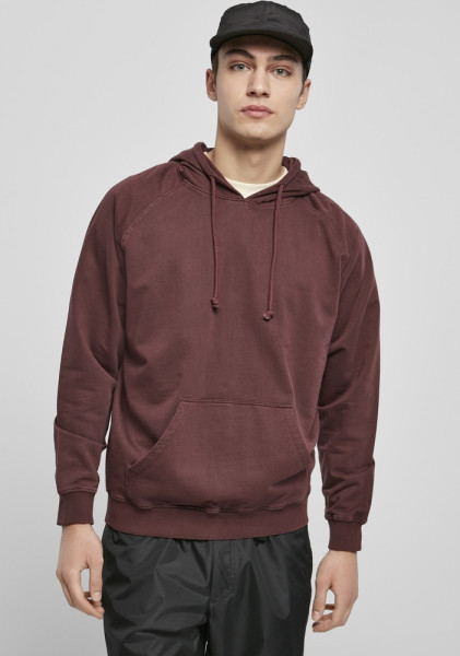 Urban Classics Hoodie Overdyed Hoody Cherry