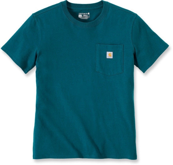 Carhartt Damen Workw Pocket S/S T-Shirt Shaded Spruce