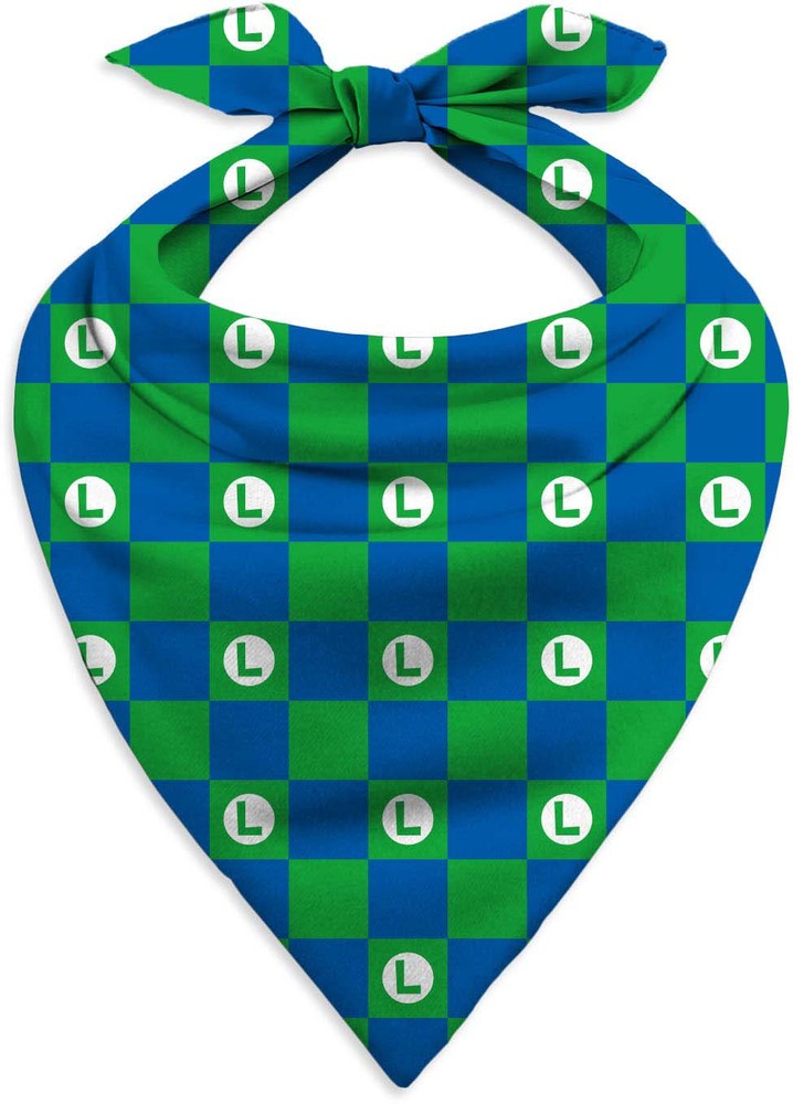 Nintendo Super Mario - Luigi Pattern Schal Grün - Herren / Unisex