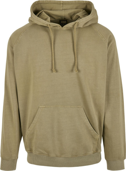 Urban Classics Sweatshirt Overdyed Hoody Khaki