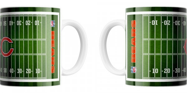Chicago Bears Jumbo-Tasse Field American Football NFL Grün-450ml