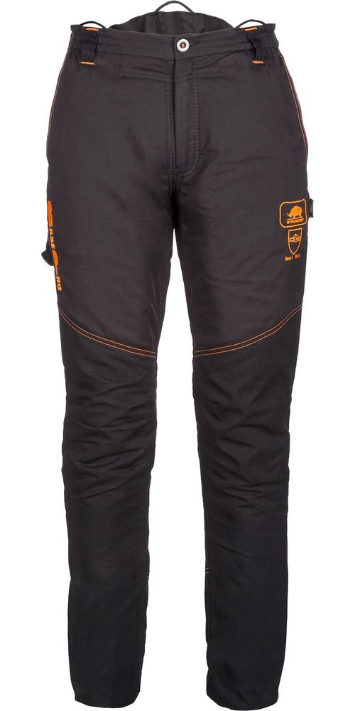 SIP Bundhose Schnittschutzhose, Klasse 1 Typ A 1RP1 Anthrazitgrau/Schwarz-M - Herren / Unisex