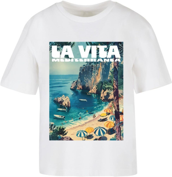 Miss Tee Damen T-Shirt Vita Mediterranea Tee MST119