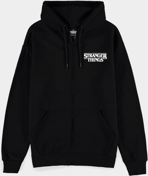 Stranger Things - Fireball - Men's Zipper Hoodie Black