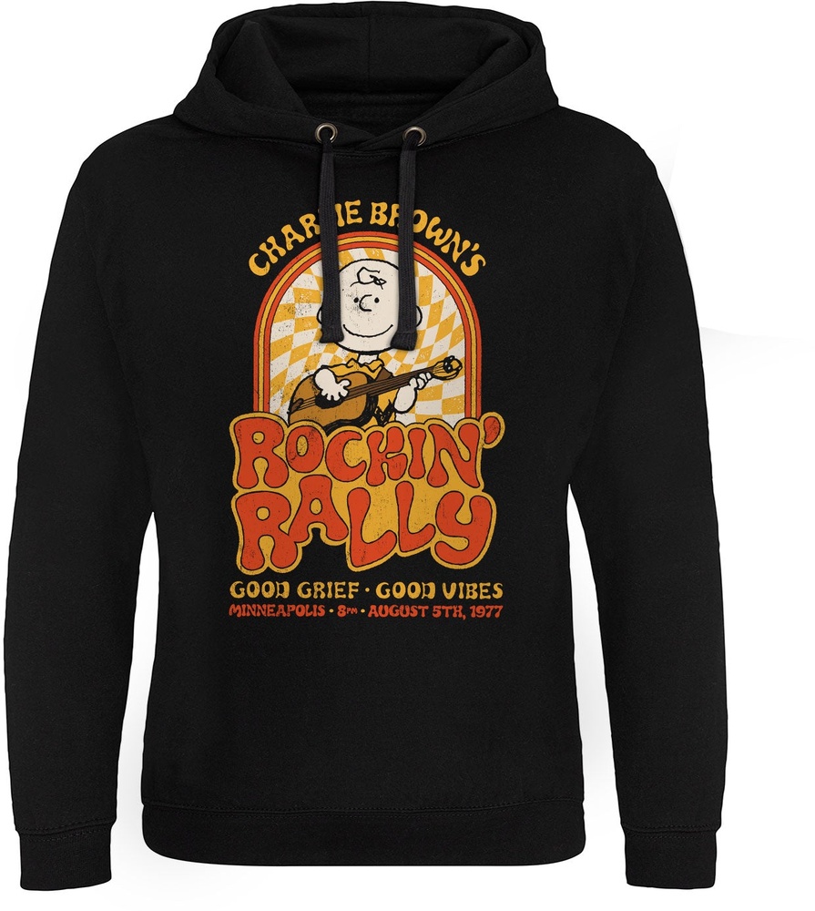 Peanuts Charlie Brauns Rockin Rally Epic Hoodie PNC-37-PN004-H48-16 - Herren / Unisex
