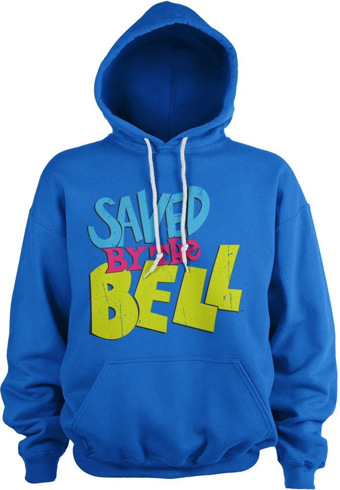 Saved By The Bell Distressed Logo Hoodie Blau - Herren / Unisex