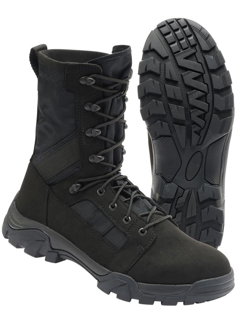Brandit Schuh Defense Boot in Schwarz - Herren / Unisex