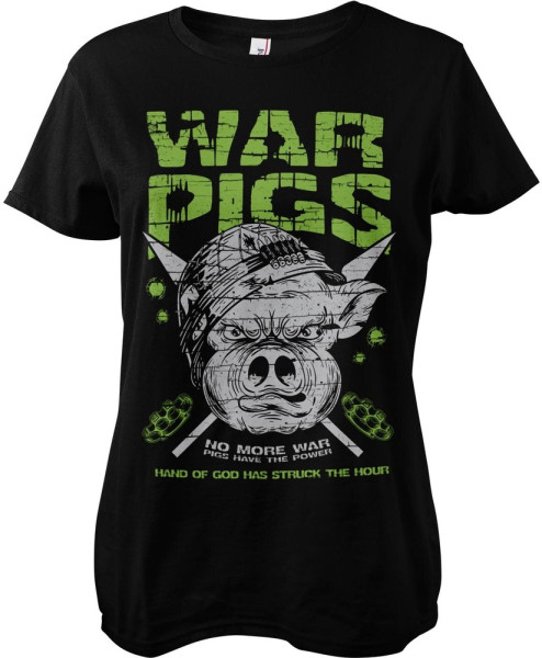 Hybris War Pigs Girly Tee Damen T-Shirt Black