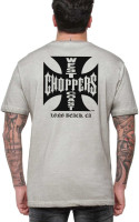 WCC West Coast Choppers Herren T-Shirt Og Lbc Cross Tee WCCTS132775GR
