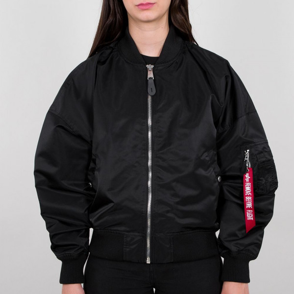 Alpha Industries Damen Jacke MA-1 OS LW Women Black