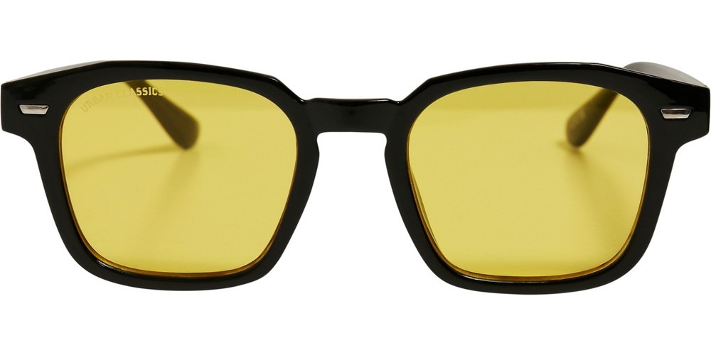 Lifestyle Sunglasses Men Urban | Black/Yellow | Maui With Accessoires Classics | Sonnenbrille Case