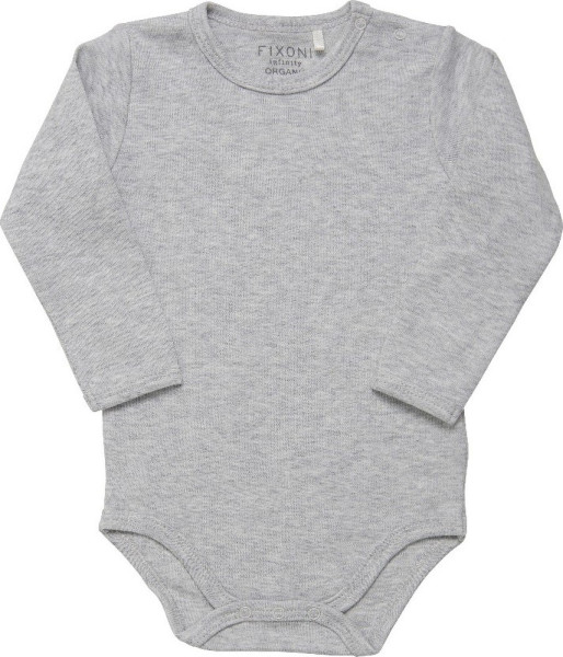 Fixoni Kinder Body LS Solid 422301-Grey Melange