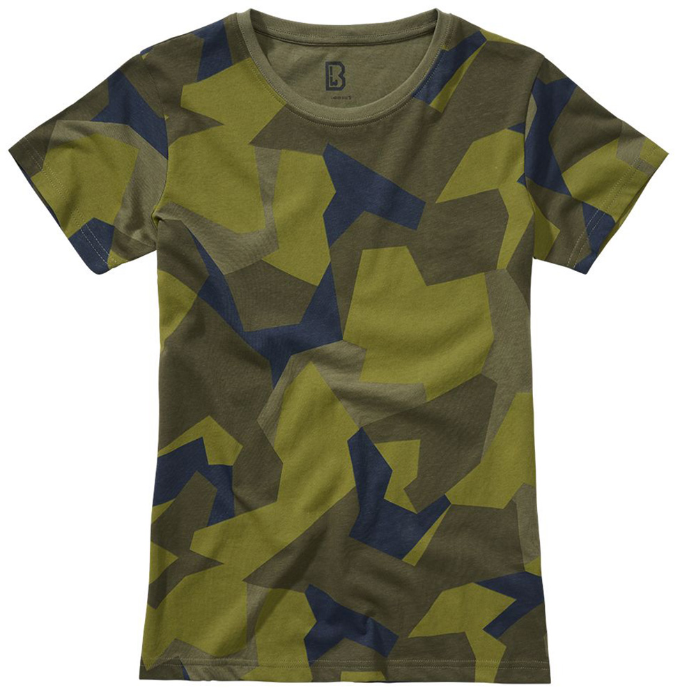 Brandit Damen Ladies T-Shirt Swedish Camo - Damen