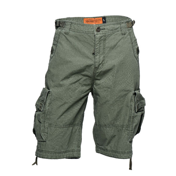 WCC West Coast Choppers Cargo Short Caine Ripstop Olive Green