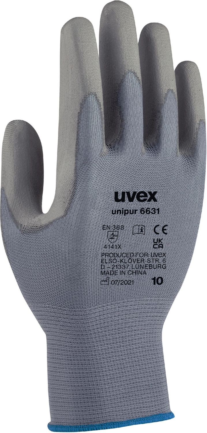 Uvex Schutzhandschuhe Unipur 6631 60944 (60944) 10 Paar - Herren / Unisex