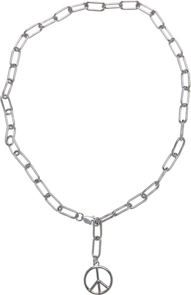 Urban Classics Halskette Y Chain Peace Pendant Necklace