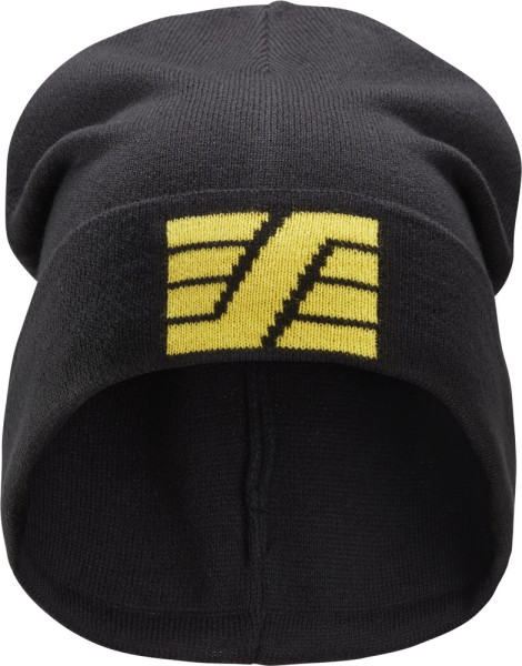 Snickers Mützen SWW-Logo Beanie Schwarz/Gelb