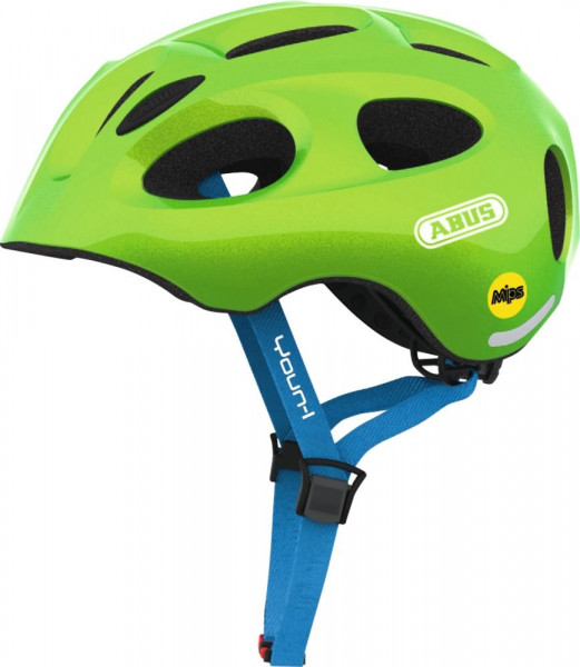 ABUS Fahrradhelm Youn-I MIPS Kids 38813P Sparkling Green