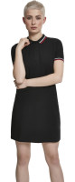 Urban Classics Kleid Ladies Polo Dress Black Urban Classics Kleid Ladies Polo Dress Black