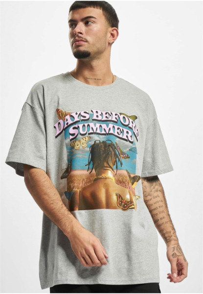 Mister Tee T-Shirt Days Before Summer Oversize Tee grey