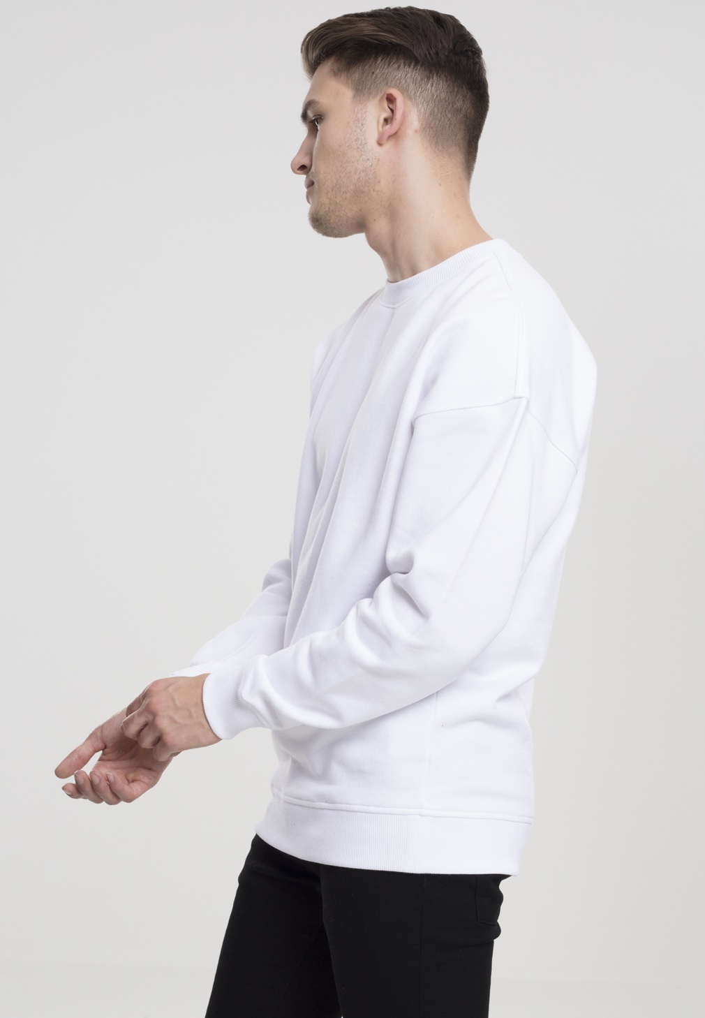 Urban Classics Pullover Sweat Crewneck Weiß - Herren / Unisex