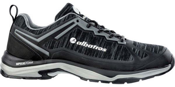 Albatros Sicherheitsschuhe Skyrunner Low O1 HRO SRC Schwarz/Grau