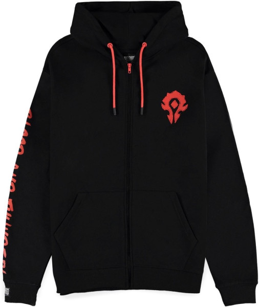 World of Warcraft - Blood & Thunder - Men's Zipper Hoodie Black