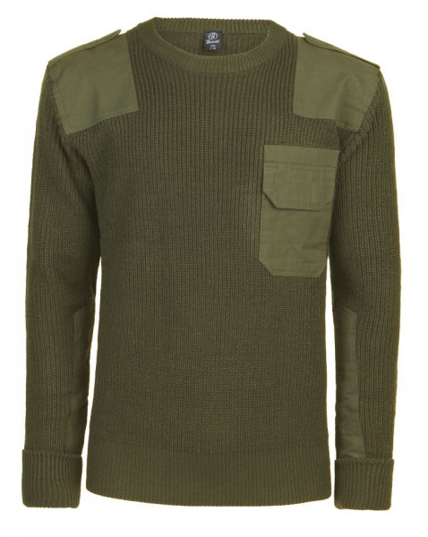 Brandit Hoodie / Sweatshirt BW Pullover in Olive