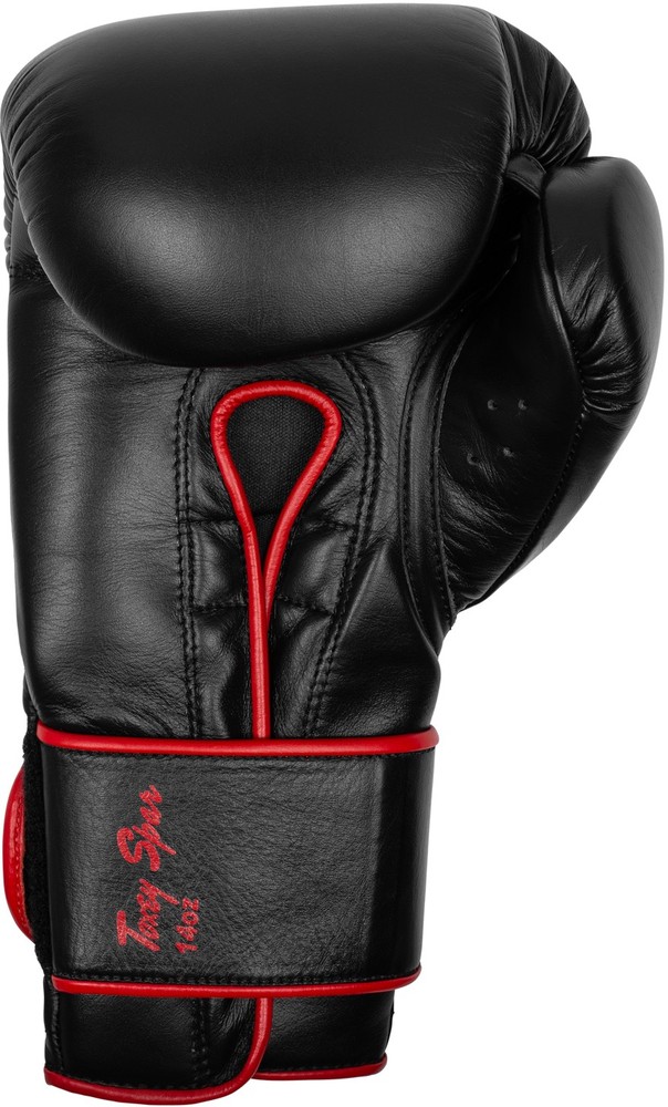 BENLEE Boxhandschuhe Fighter – Leder, 18 Oz, Für Sparring & Training (Rot/Schwarz)