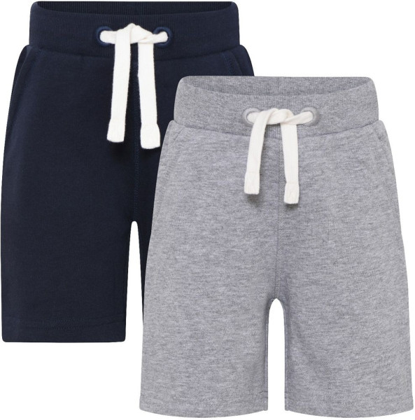 Minymo Kinder Sweat Short Basic 53-Sweat short (2-pack)