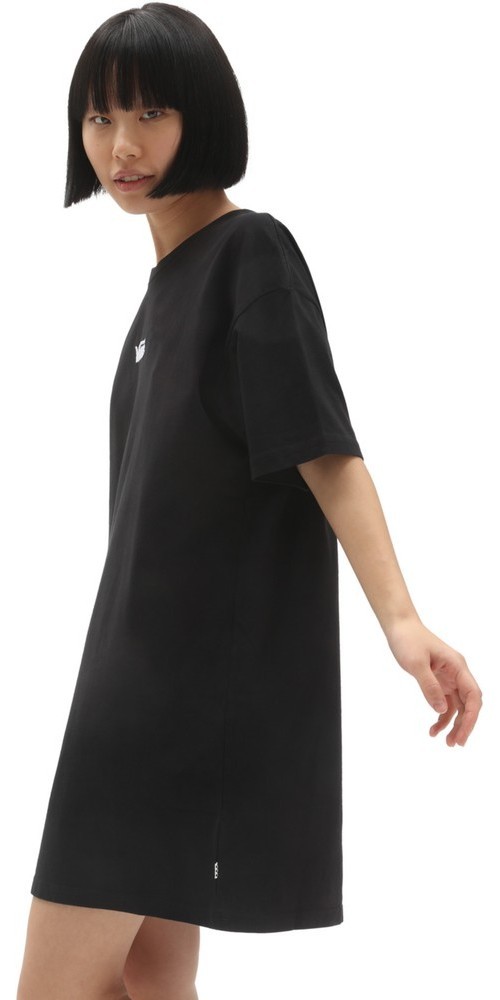 Vans Damen Kleid Wm Center Vee Tee Dress Black | Alle Produkte