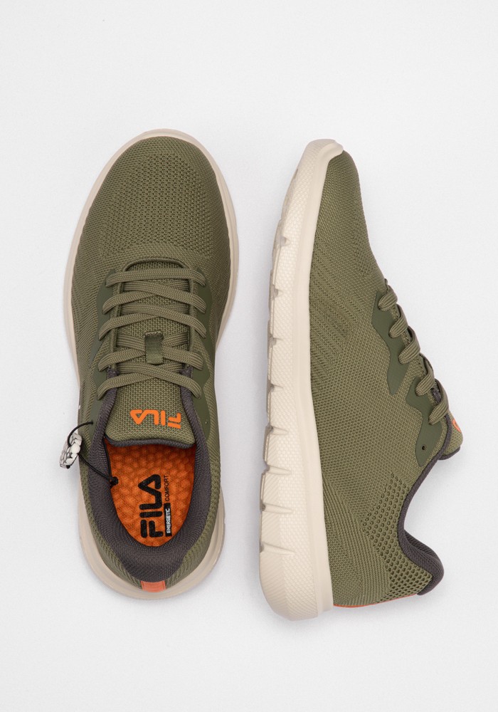 Fila Performance Running Sneaker Flexx Green Olive Shoes Men - Main Image